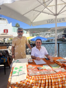 Tasting Bodrum Suyumuz etkinliği Trafo Kafe panelleri ve Bodrum Tohum Derneği standı.